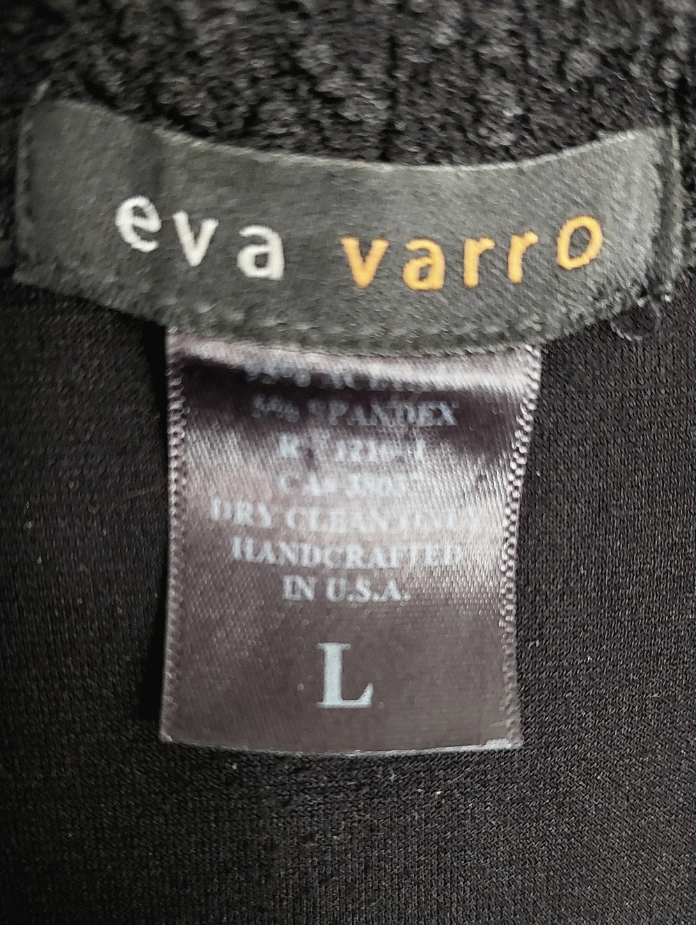 Eva Varro Barcelona Pebble Textured Knit Jacket in Black Size L - Picture 10 of 14